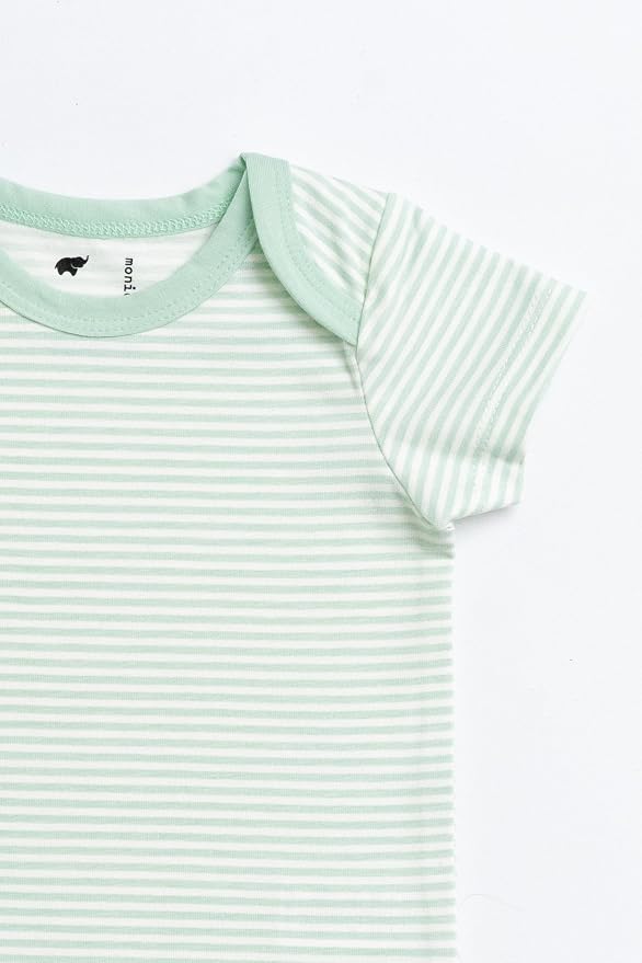 MONICA + ANDY Baby Organic Short Sleeve Jack + Jill Bodysuit - Image 6