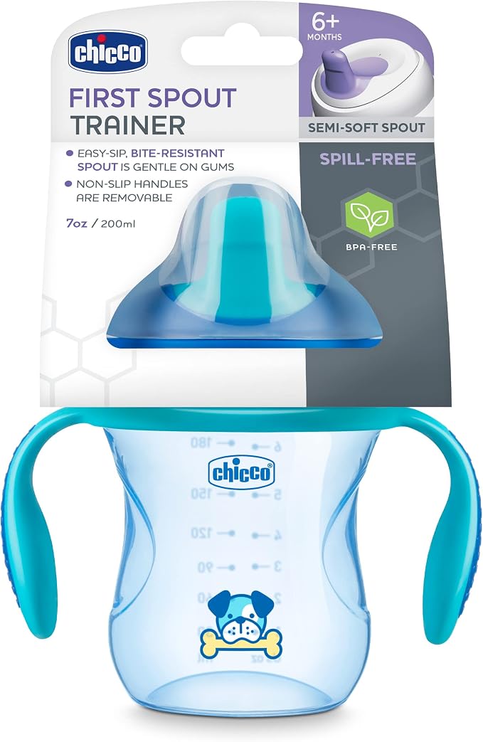 Chicco Semi-Soft Trainer with Bite-Resistant Spout and Spill-Free Lid 7oz.| - Image 8