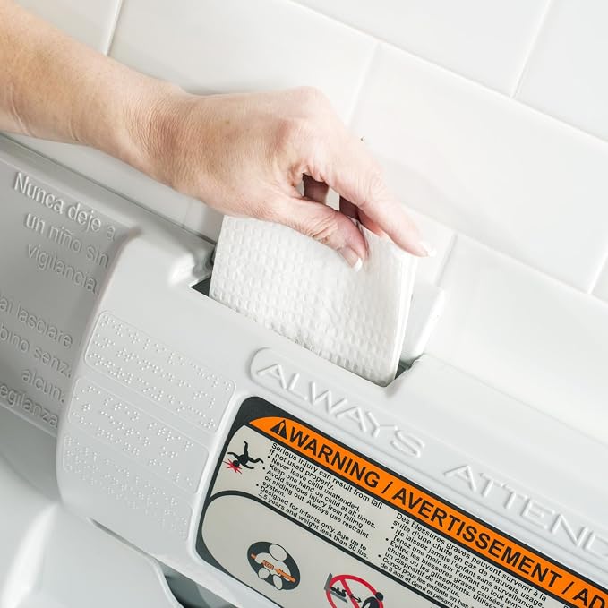 Foundations Classic Horizontal Wall-Mounted Baby Changing Station - Image 11