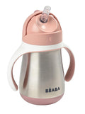 BEABA Stainless Steel Straw Sippy Cup, Insulated Toddler Cups Spill Proof by BEABAUSA