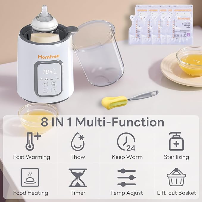 Bottle Warmer, 8-in-1 Fast Baby Bottle Warmer - Image 4