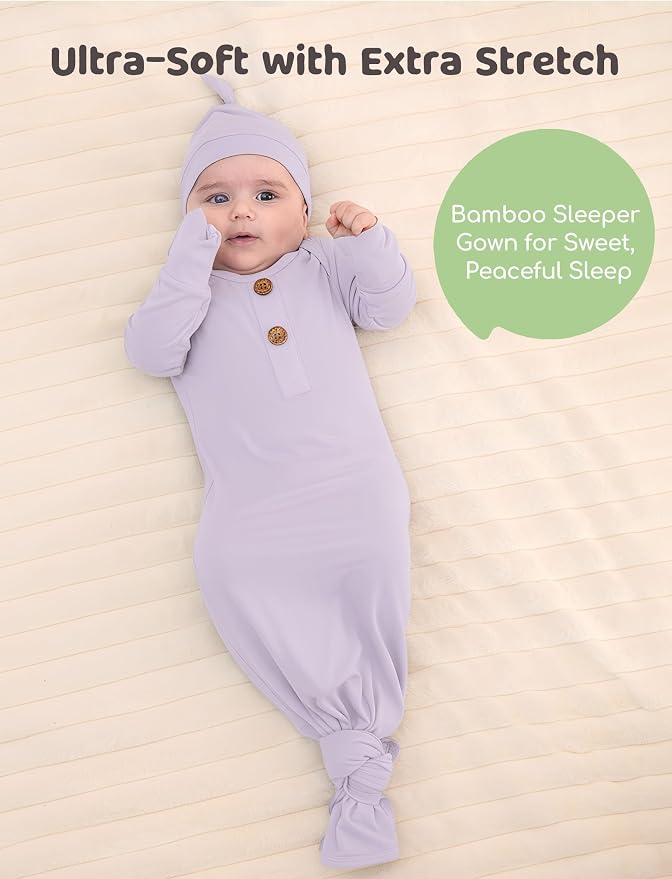 PATPAT Baby Sleeper Gown with Bamboo Viscose - Image 5