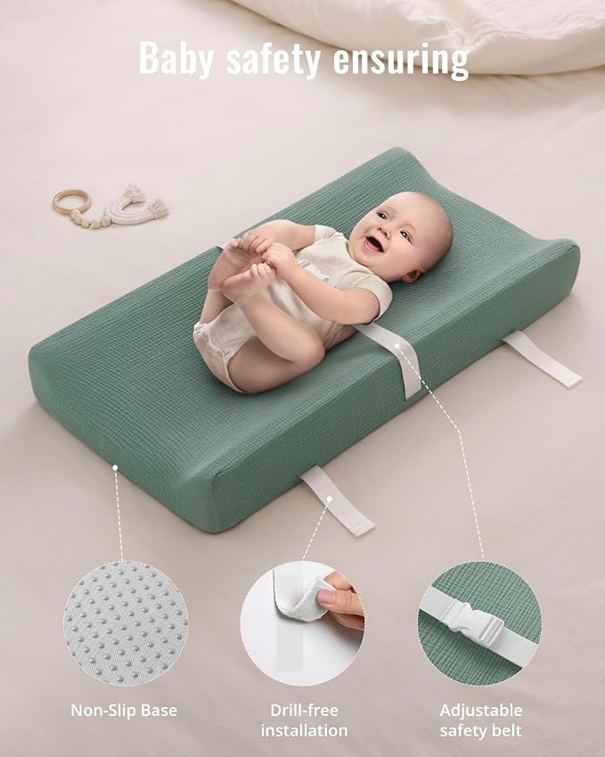 Blissful Diary Muslin Baby Changing Pad - Image 6