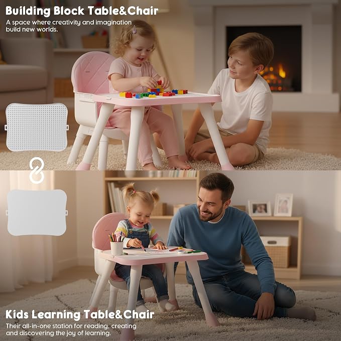 6 in 1 Baby High Chair, Convertible Highchair - Image 3