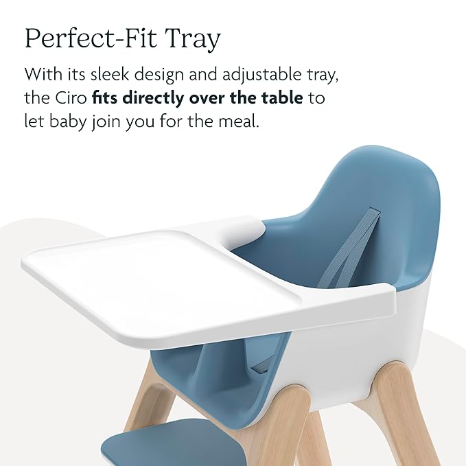 UPPAbaby Ciro High Chair/Sleek, Easy-to-Clean Design/Perfect-Fit Tray to Bring - Image 4