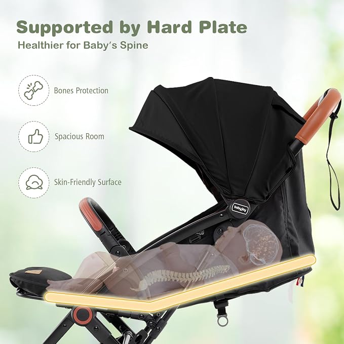 BABY JOY Lightweight Baby Stroller, Compact Toddler Travel Stroller - Image 9