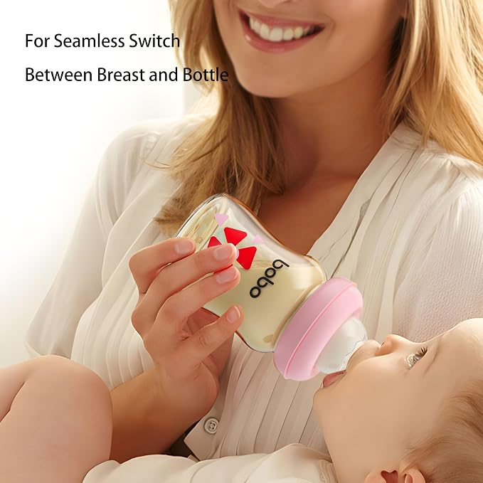 YOHKOH PPSU Baby Bottle Wide Neck, Newborn Anti-Colic Baby Bottle - Image 2