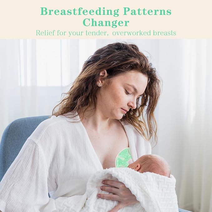 Hot/Cold Breast Gel Bead Ice Packs Breast Cooling/Heat Pads Relief - Image 3