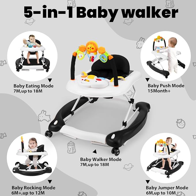 Baby Walker, 5-in-1 Baby Walkers - Image 2