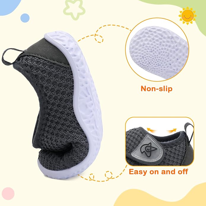 LeIsfIt Baby Shoes Boys Girls First Walking Shoes Non-Slip Infant Sneakers - Image 6