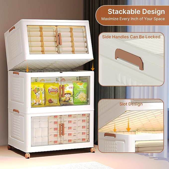 285Qt/70Gal Stackable Storage Bins - Image 4