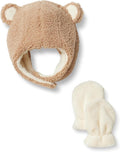 Amazon Essentials x Sofia Grainge Unisex Babies' Hat and Mittens Set by AmazonEssentials