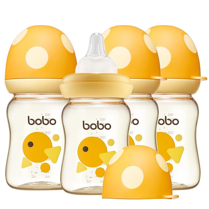 YOHKOH PPSU Baby Bottle Wide Neck, Newborn Anti-Colic Baby Bottle by Home