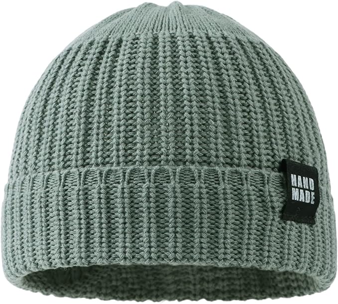 JANGANNSA Simple Knitted Baby Beanie Hip-Hop Boys Winter Hat Toddler Kids Bonnet - Image 3