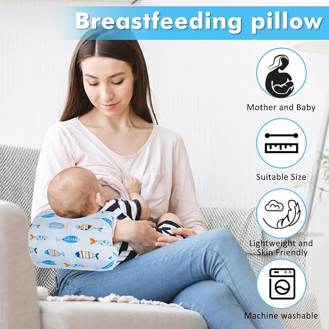 Nursing Arm Pillows for Breastfeeding, Baby Feeding Arm Pillow Portable and - Image 2