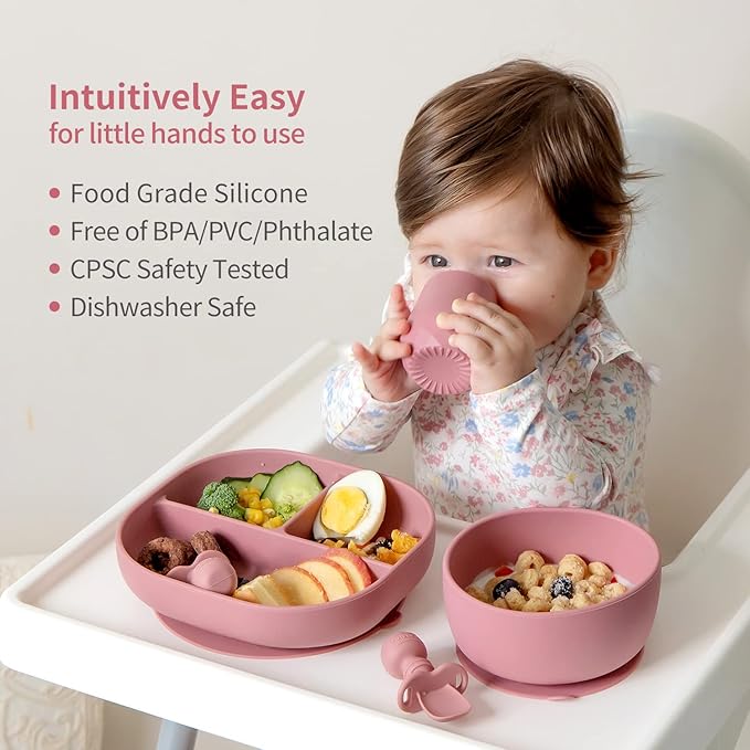 SAMiGO Silicone Baby Cups for 6-12 Months, Tiny Open Cups for Training and - Image 3