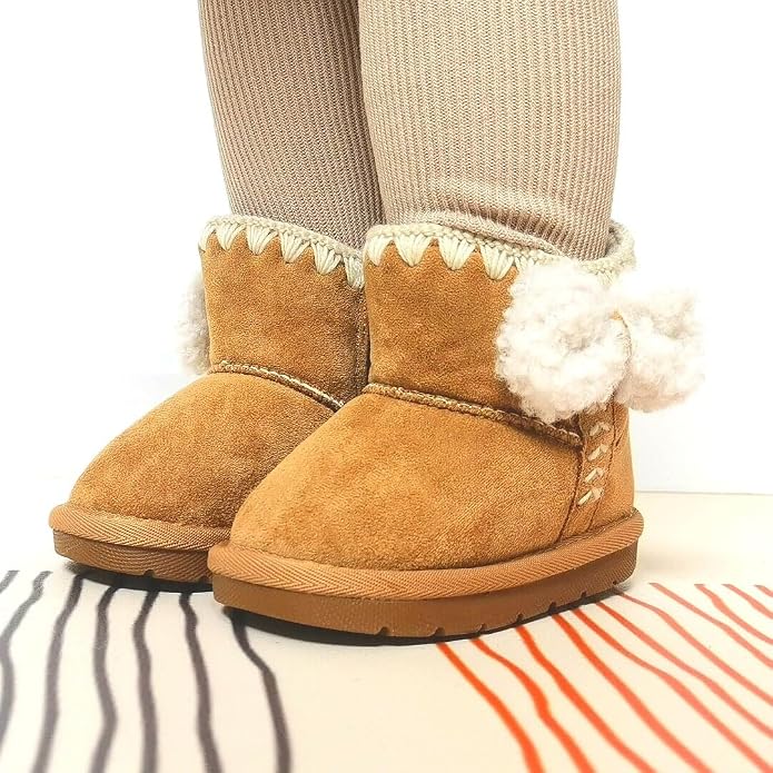 Baby Boots Winter Snow Booties Infant Boys Girls Outdoor Warm Shoes - Image 2