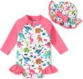 Aalizzwell Baby Girls Long Sleeve One Piece Swimsuit by Aalizzwell