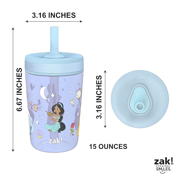 Zak Designs Disney Princess Kelso Toddler Cups - Image 8