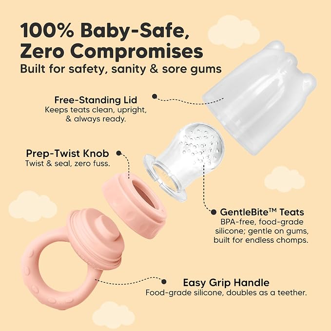 KeaBabies Baby Fruit Feeder 2pk - Image 3