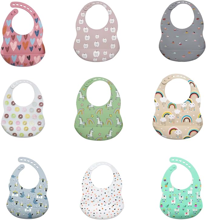 BPA-Free Silicone Baby Bibs - Image 8