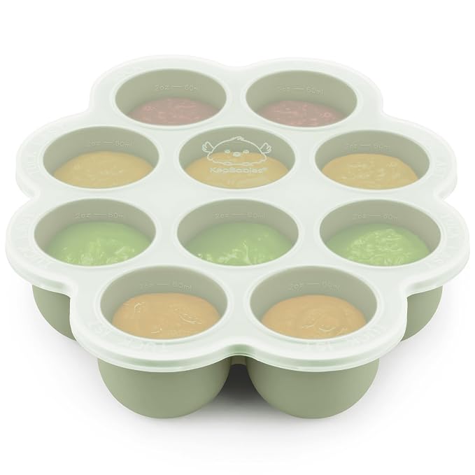 KeaBabies Silicone Food Freezer Trays by KeaBabies