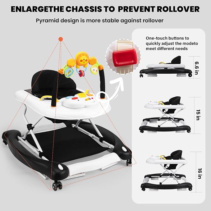 Baby Walker, 5-in-1 Baby Walkers - Image 7