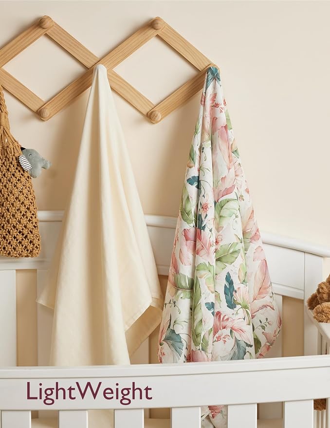 Momcozy Muslin Swaddle Blankets, Ultra Soft Neutral Registry Essentials - Image 6