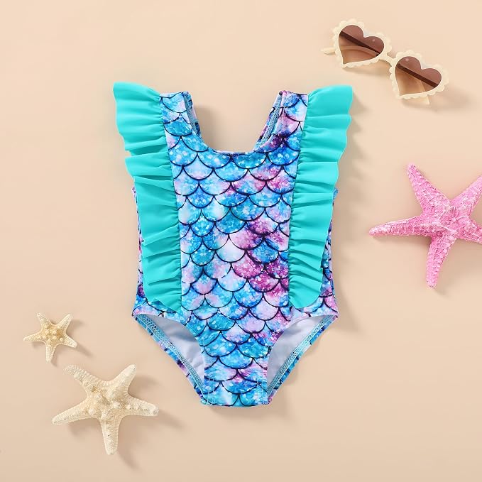 Happy Town One-Piece Infant Toddler Baby Girl Summer Swimsuit Watermelon - Image 5