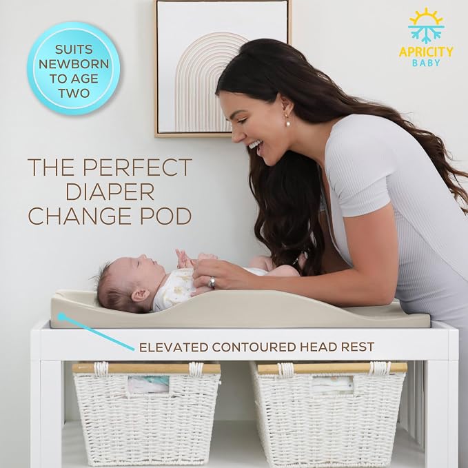 Apricity Baby Diaper Changing Pad – Waterproof Wipe-Clean Foam Changing Mat - Image 4