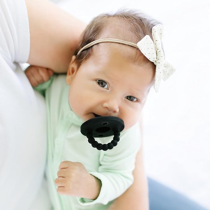 Ryan & Rose Cutie PAT Pacifier Teether 3 Pack and Flex Clip - Image 4