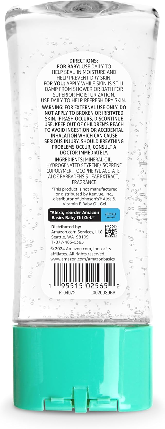 Amazon Basics Baby Oil Gel - Image 2