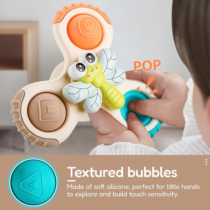ALASOU 3PCS Pop Suction Cup Spinner Toys - Image 4