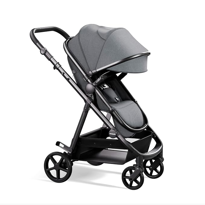 Mompush Baby Stroller, Convertible 2-in-1, Infant Car Seat Compatible, Includes by mompush