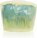 Premium Platinum Silicone Reusable Food Storage Bag 10.6 Cup, Airtight Zip Lock by FIRGI-FirstGift
