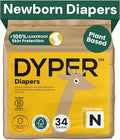 DYPER - Baby Diapers Size 0 - Plant Based Disposable Diapers by DYPER