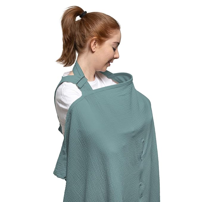 Nilsa 5-in-1 Muslin Nursing Cover up by Unknown