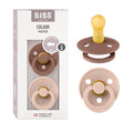 BIBS Pacifiers Colour Collection | Natural Rubber Baby Pacifier | Set of 2 by BIBS