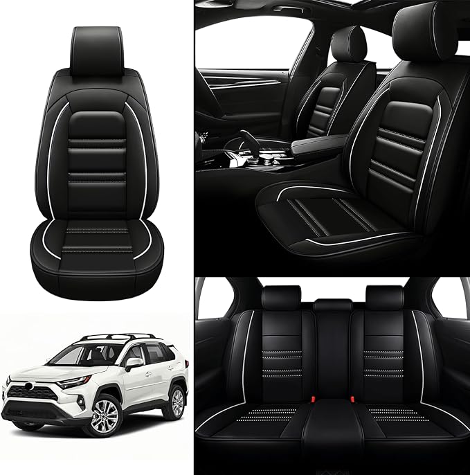 Seat Covers for Toyota rav4 2000-2025 | 5-Seats Leather Seat Covers - Image 2