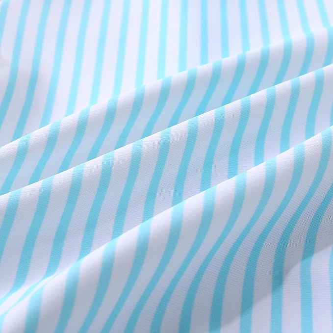Infant Baby Girl Swimsuit One-Piece Long Sleeve Rash Guard - Image 6