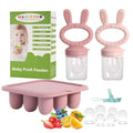 WAJIAYON Easter Bunny Baby Breastmilk Popsicle Molds & Baby Fruit Feeder by WAJIAYON