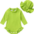 YOUNGER TREE Infant Baby Girls Swimsuit Long Sleeve Swimsuits One Piece by YOUNGERTREE