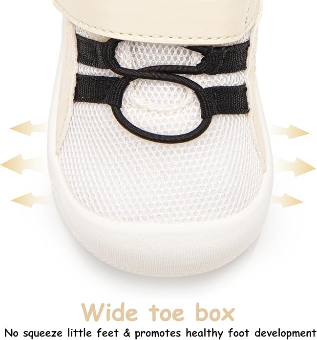 Wide Toddler Shoes Boys Girls Zero Drop Barefoot Infant First Walking Shoes - Image 3