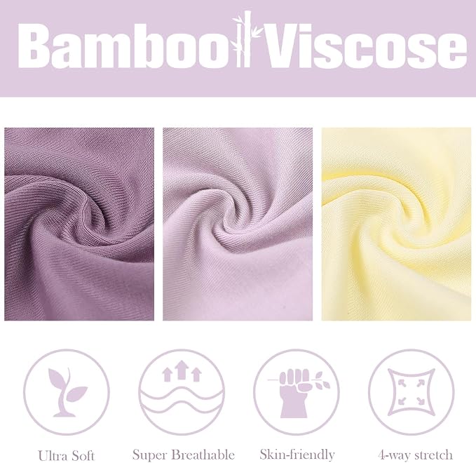 OPAWO Bamboo Baby Pajamas 3 Pack, Double Zipper Bamboo Sleepers - Image 4