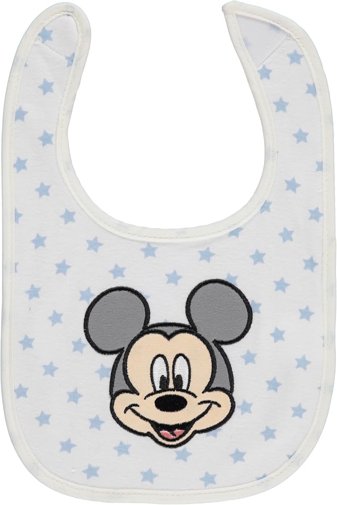 Disney 10-Pack Mickey Mouse Baby Bibs – Ten Soft, and Adjustable Cotton Bibs - Image 2