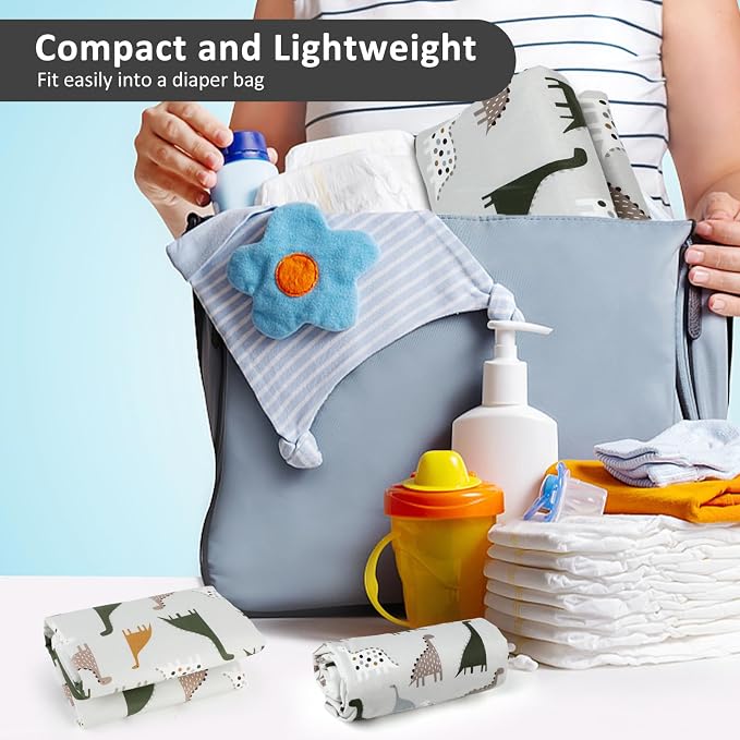 Baby Diaper Changing Pad, 21 5/8" x 31.5" Waterproof Changing Pad Liners - Image 5