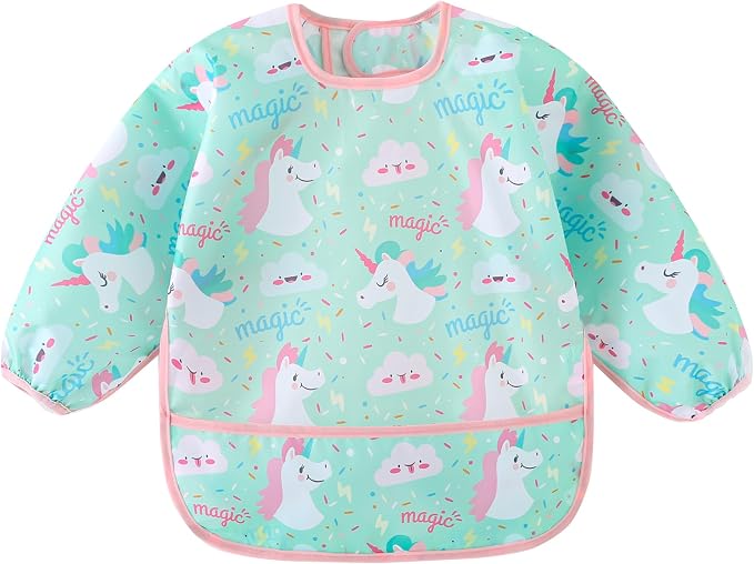 Long Sleeved Bibs, Lightweight Waterproof Shirt Bibs - Image 3