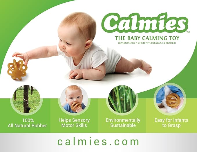 Teether for Babies Without BPA, 100 Percent Natural Rubber Toy for Infants - Image 4