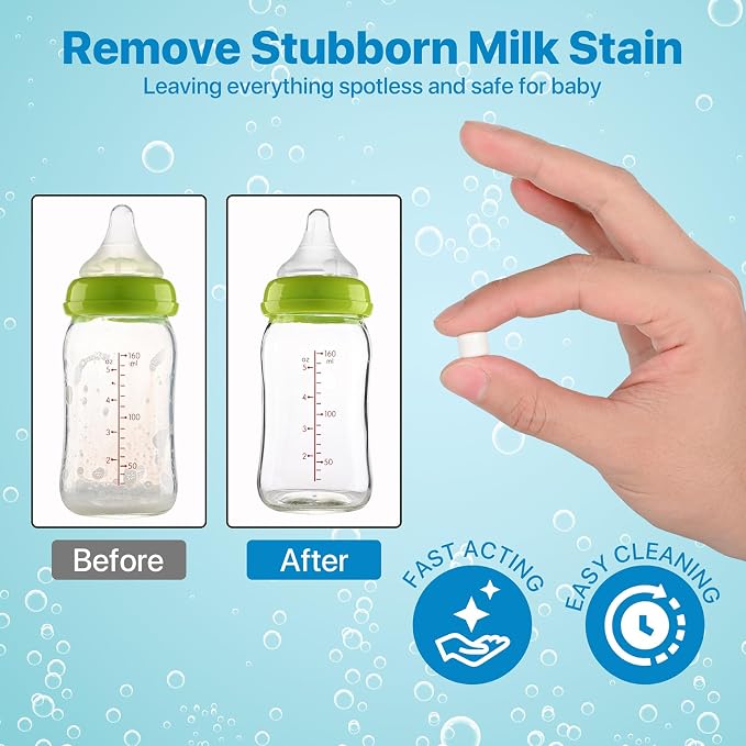 Official Washing Block for All Kinds of Baby Bottle Washers, 160 Detergent - Image 6