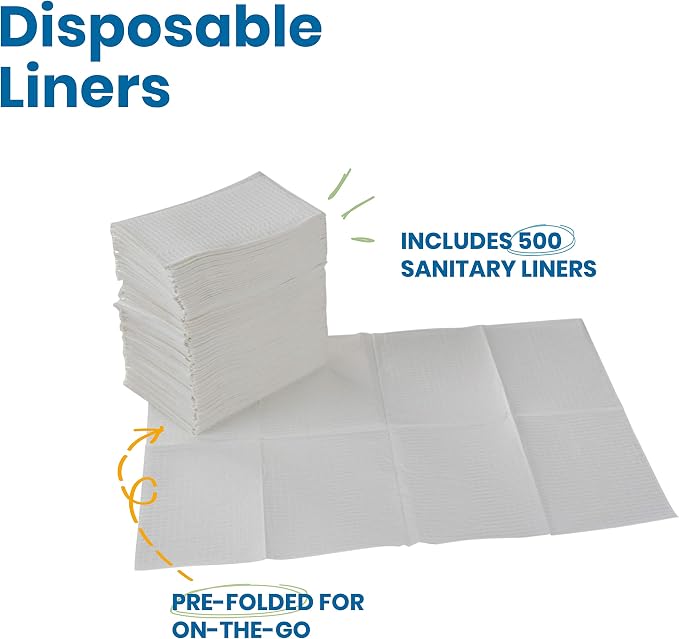 ECR4Kids 2-Ply Disposable Sanitary Liner, Changing Station Tissue - Image 4